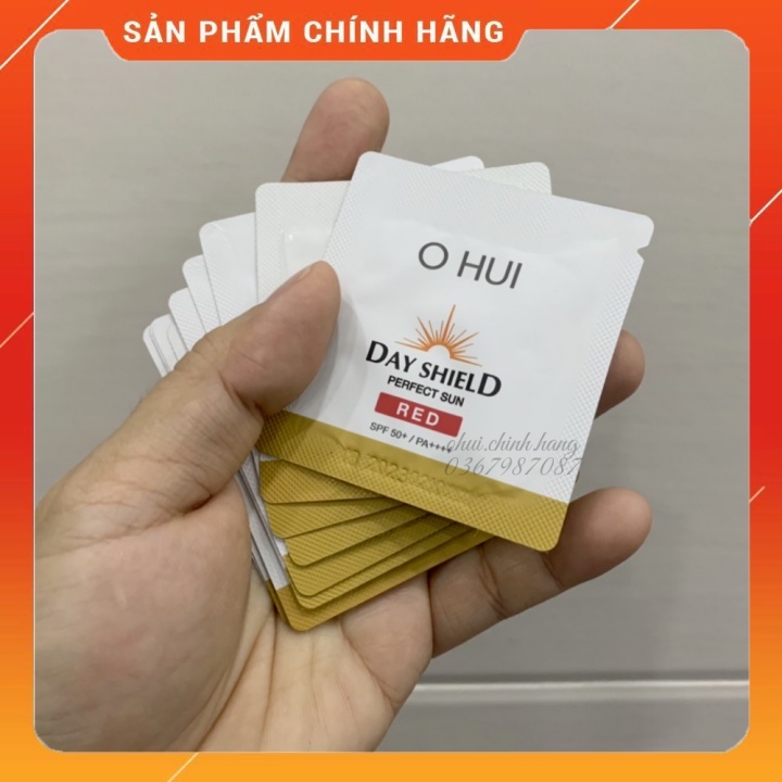 Combo 60 gói kem chống nắng Ohui Red SPF50+ /PA++++