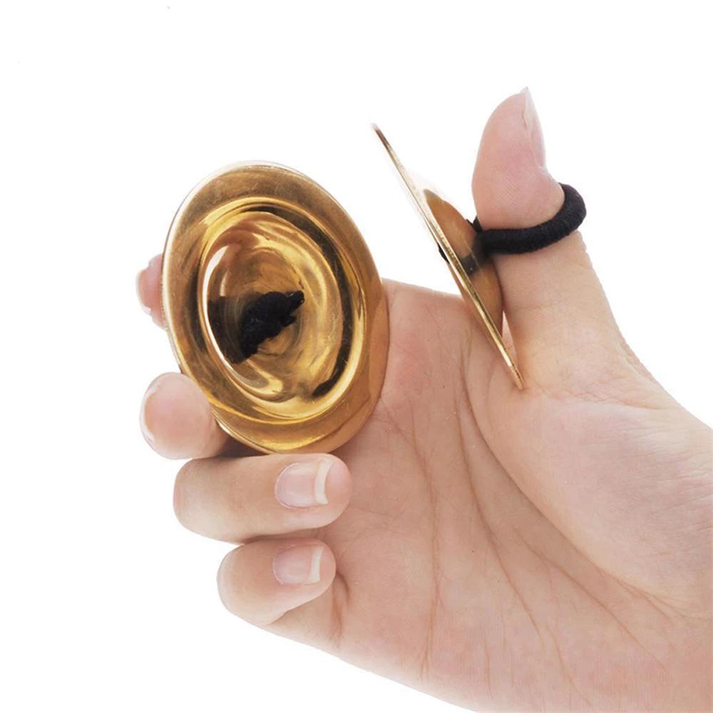 Dụng Cụ Đeo Ngón Tay Hỗ Trợ Bụng|Chũm Chọe Múa Bụng Chất Liệu Đồng Thau