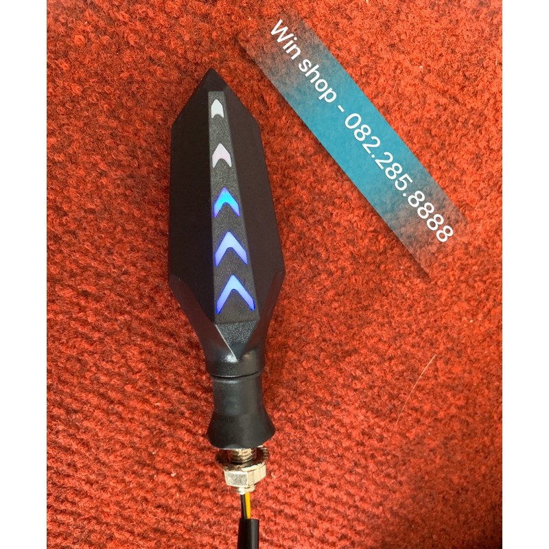 Cặp xi nhan led chạy 2 mặt dành cho xe máy, nhiều màu sắc