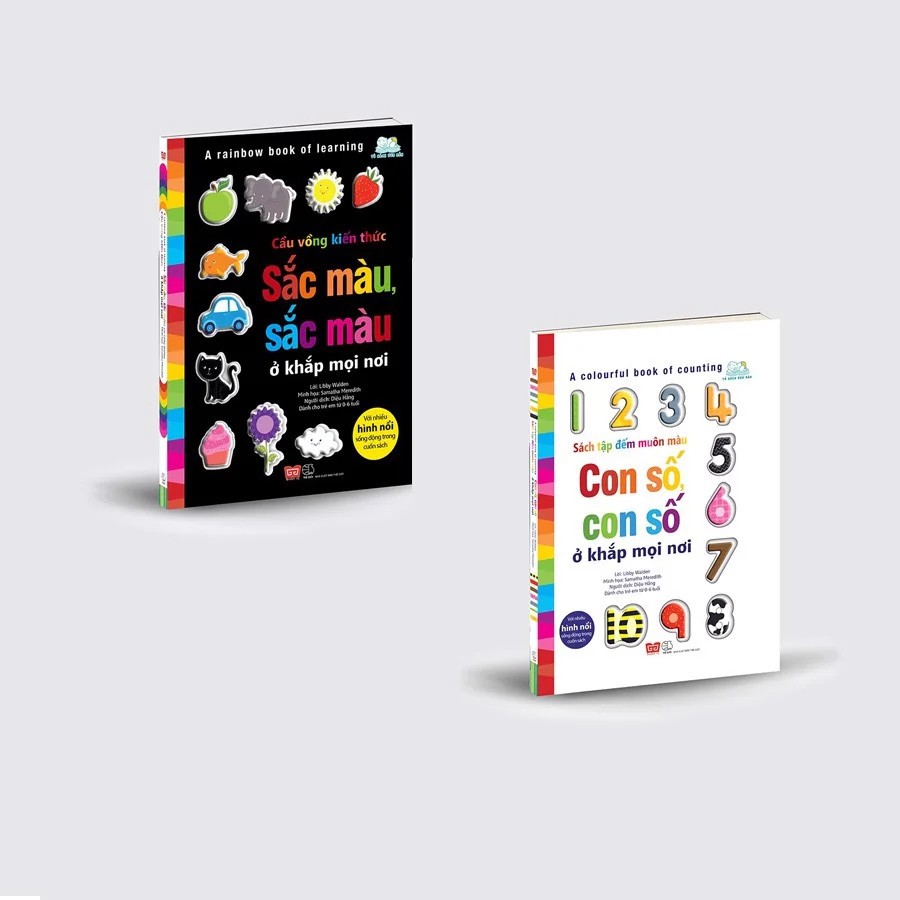 Sách Cầu vồng kiến thức - Sắc màu, sắc màu ở khắp mọi nơi - A rainbow book of learning