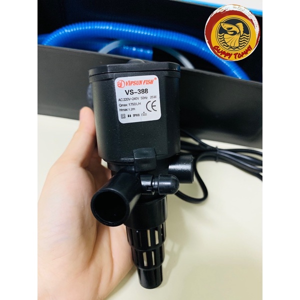 Bộ lọc máng VIPSUN VS-388 cho hồ cá cảnh
