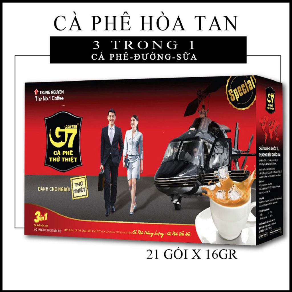 [SenXanh Emart] Cà phê hòa tan Trung Nguyên G7 3in1 - 16g/gói