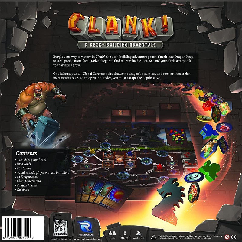 Trò chơi Thẻ Bài boardgame Clank! A Deck-Building Adventure TOMCITYVN hấp dẫn