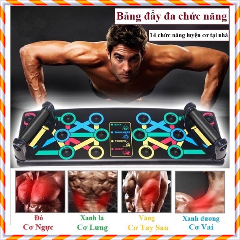 Bộ Dụng Cụ Hít Đất Đa Năng, Bộ Tập Chống Đẩy tại nhà-Quyensports