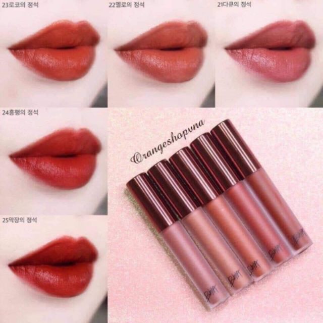 Son kem lì BBia Last Velvet Lip Tint Version 4