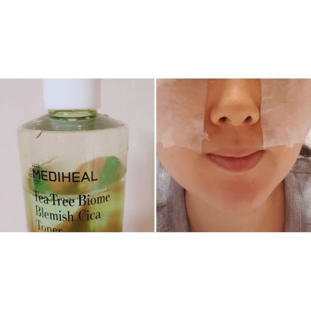 Nước hoa hồng Mediheal Tea Tree Biome Blemish Cica Toner 320ml