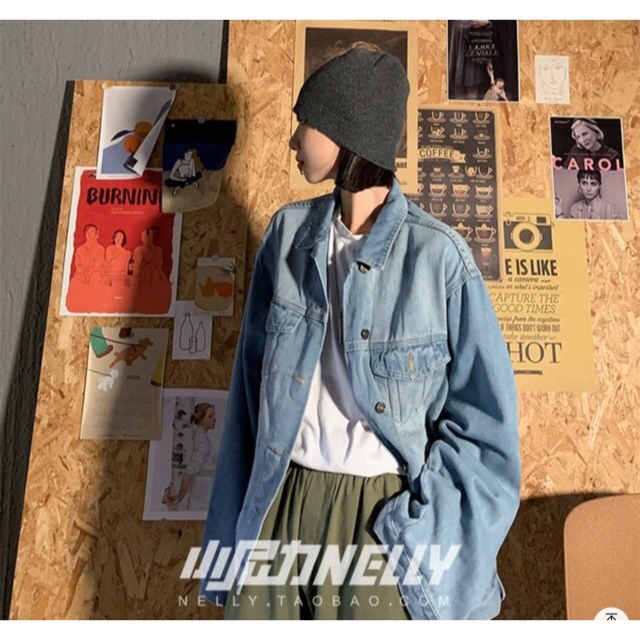 Áo khoác bò nelly sale (có sẵn) | BigBuy360 - bigbuy360.vn