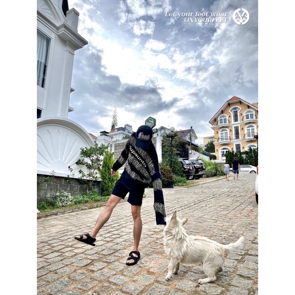 Giày sandal quai chéo nam nữ siêu nhẹ - Basic Sandals