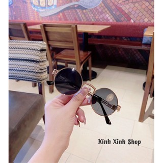 Kính râm mắt tròn xoe cao cấp