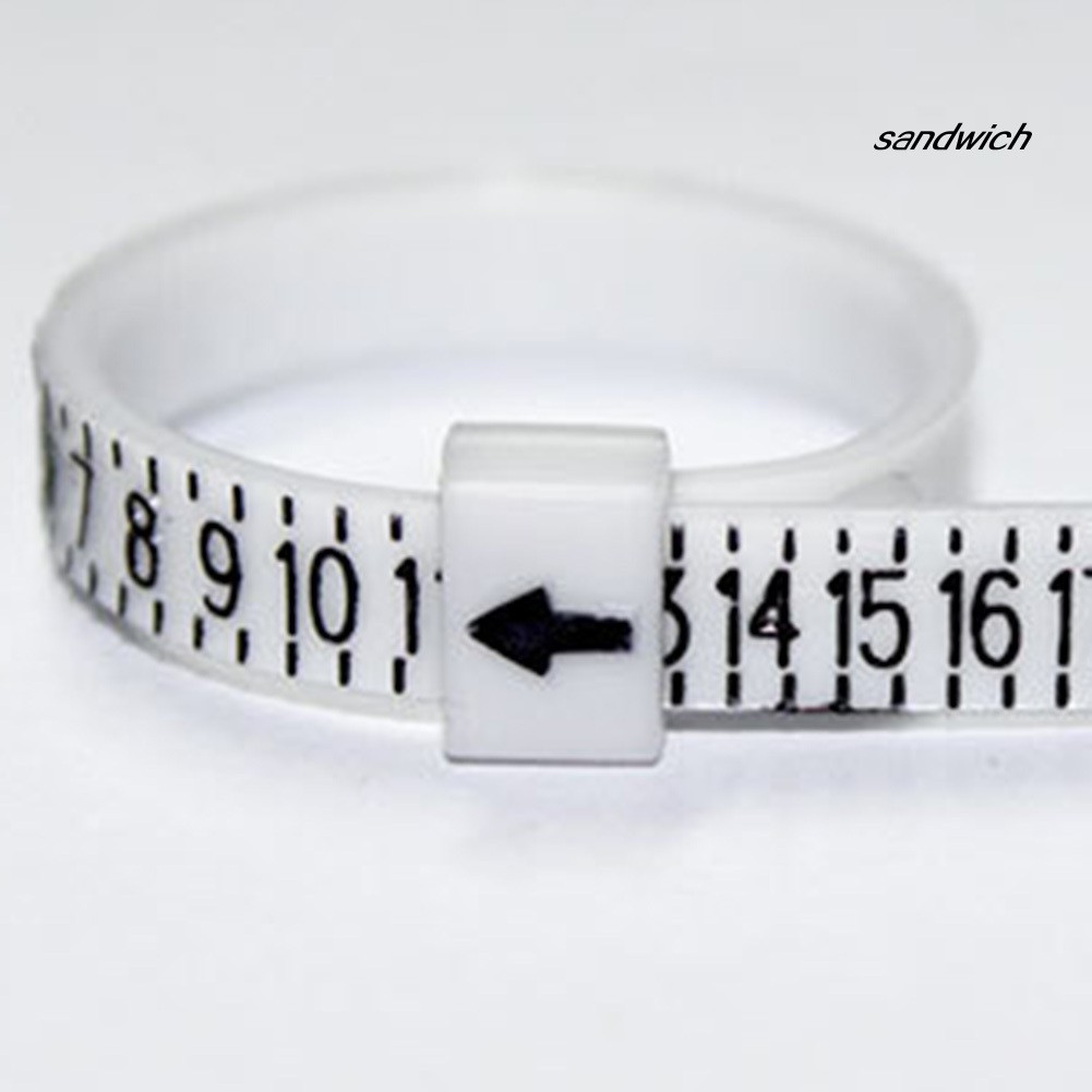 Thước Đo Kích Thước Nhẫn Bằng Nhựa Tiện Dụng