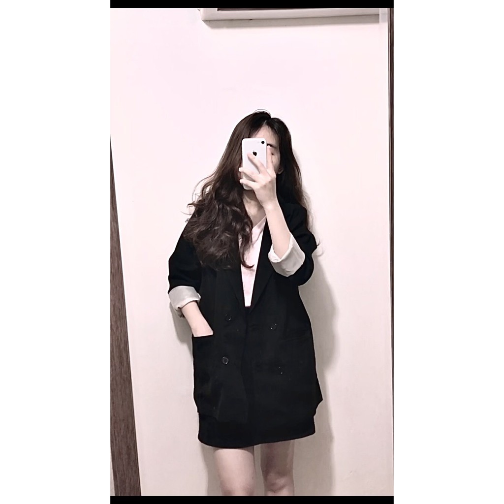 ÁO BLAZER HÀN QUỐC 2 LỚP (ảnh thật/sẵn/) | BigBuy360 - bigbuy360.vn
