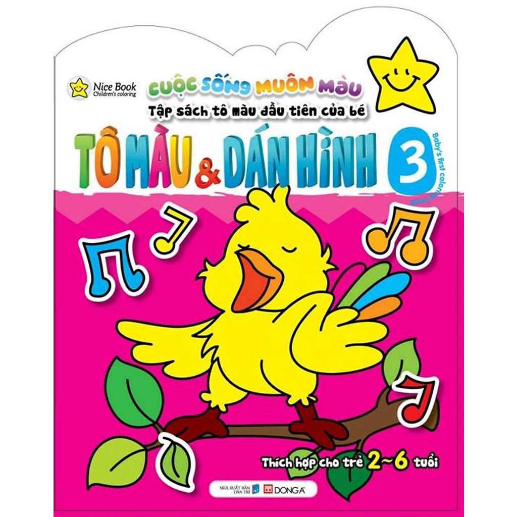 Sách - Bộ Tô Màu Và Dán Hình - Cuộc Sống Muôn Màu (Cuốn Lẻ Và Combo) - Đông A - DAB