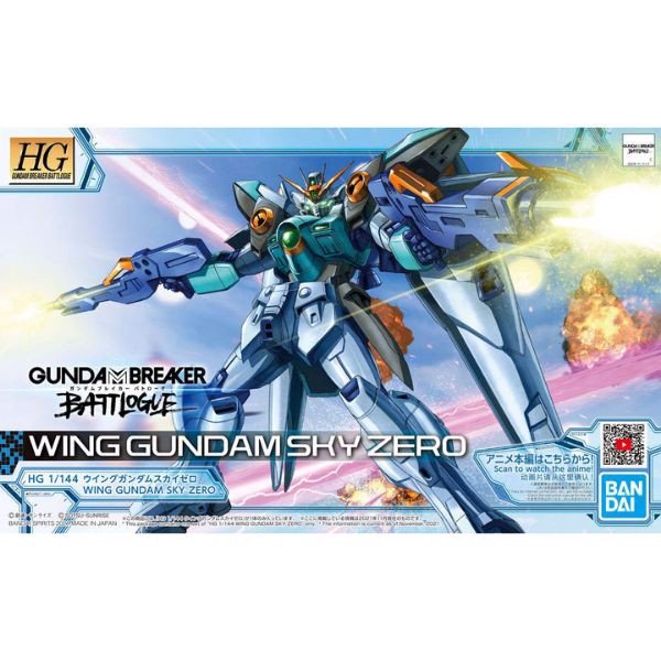 Bộ đồ chơi mô hình lắp ráp gundam  HG 1/144 WING GUNDAM SKY ZERO