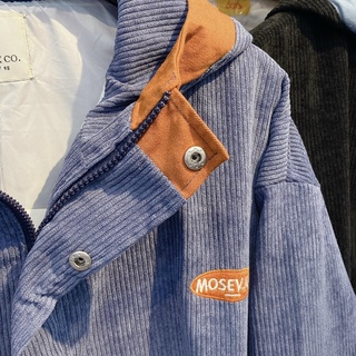Áo bomber nhung chữ Mosey