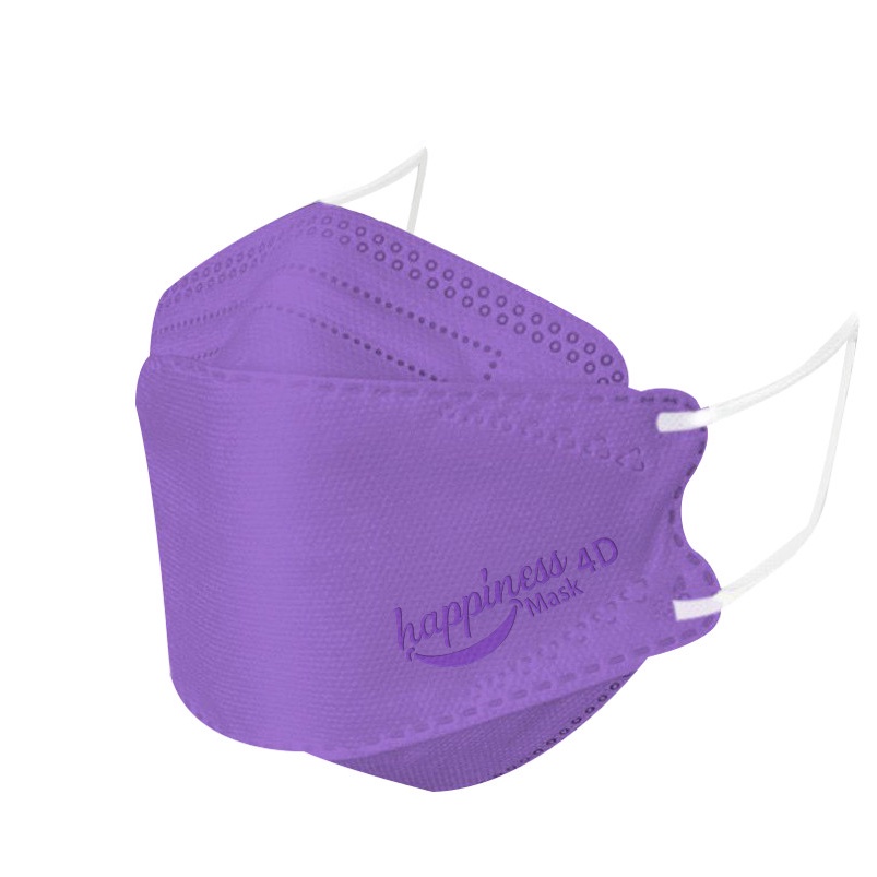 [THÙNG 32 HỘP] Khẩu trang y tế 4 lớp Happiness 4D Asia Pharma kháng khuẩn cao cấp Hàn Quốc - Hộp 10 cái