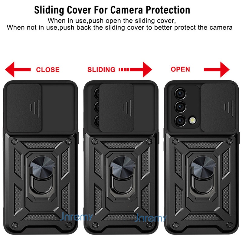 Ốp điện thoại bảo vệ camera chống sốc đa năng cao cấp cho OPPO A94 A95 A54 A74 A16 4GA5 A3S A12E Realme 8 Pro A5 A9