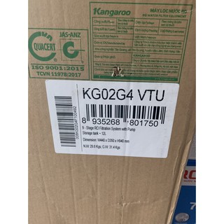 MÁY LỌC NƯỚC KANGAROO OMEGA+ KG02G4