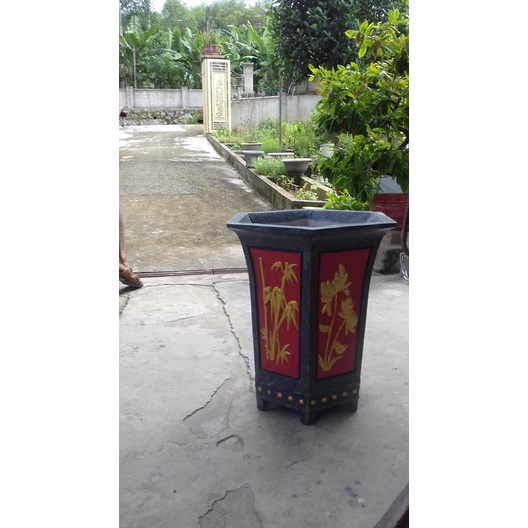 Khuôn đúc chậu lục giác ống 22