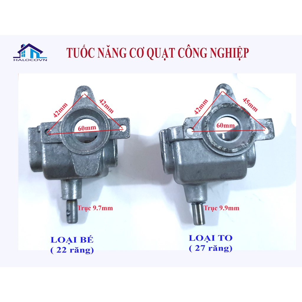 Tuốc năng cơ quạt điện công nghiệp 750 _ loại chân ngắn và dài hàng đẹp