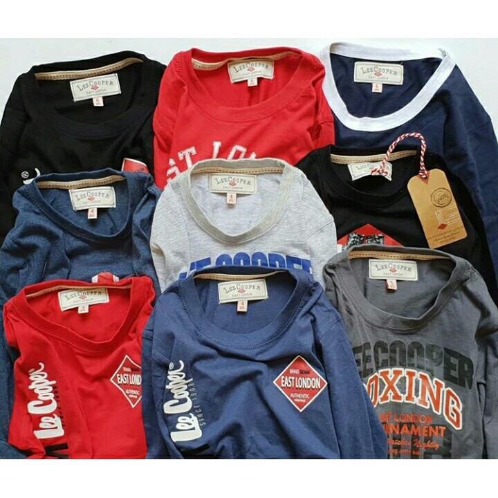 Áo Thun In Hình Xe Hơi Lee Cooper Đáng Yêu Cho Bé (size 2-4)