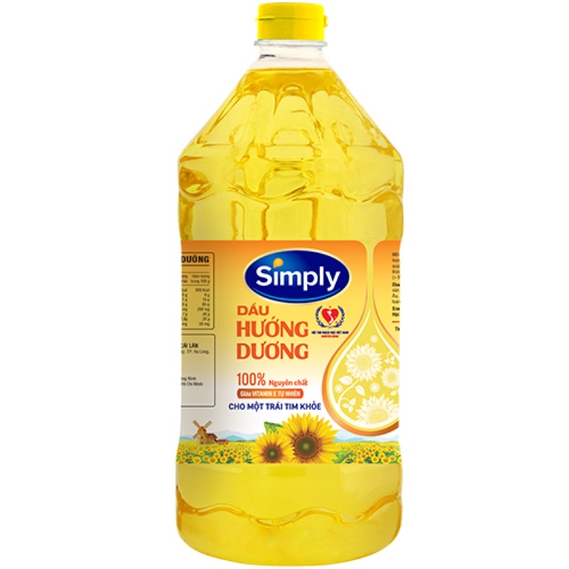 Dầu ăn Simply Hướng Dương 2L