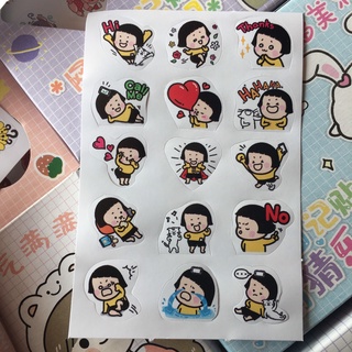 nhãn dán cho bé, hình dán cute