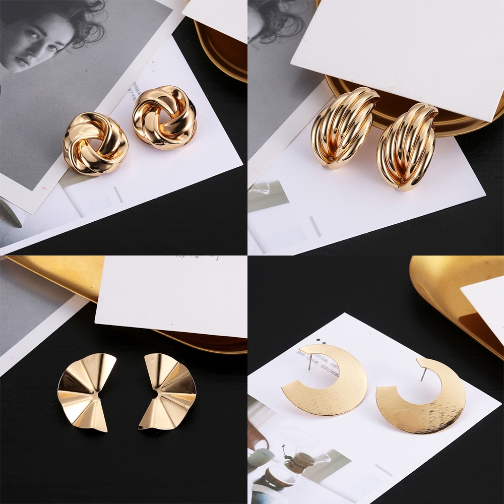 Khuyên tai dáng dài đính nơ phối màu xinh xắn