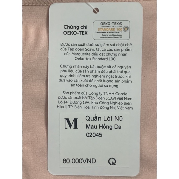 Quần lót nữ Marguerite 02045