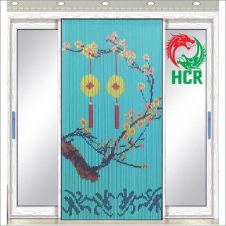Màn hạt nhựa nội thất công ty hai con rồng code 814 hoa mai. kích cỡ : 200 cm x 100 cm