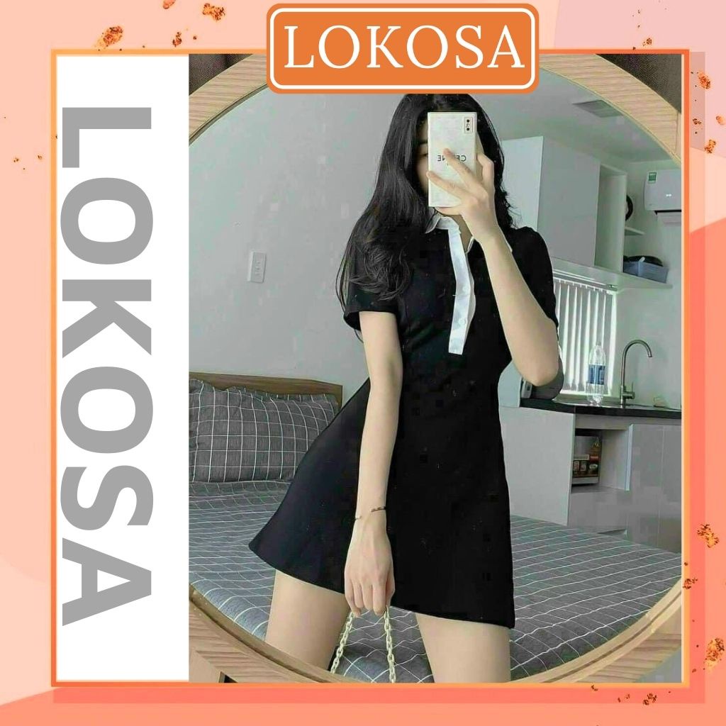 Đầm Polo Nữ LOKOSA Váy Body Dự Tiệc Cưới Chất Thun Suông Thiết Kế Đi Chơi Trẻ Trung VD024 | BigBuy360 - bigbuy360.vn
