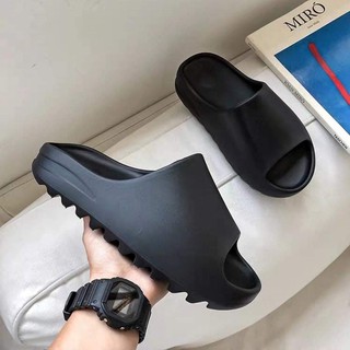 Dép yz slide đen trơn, dép quai ngang nam nữ siêu nhẹ