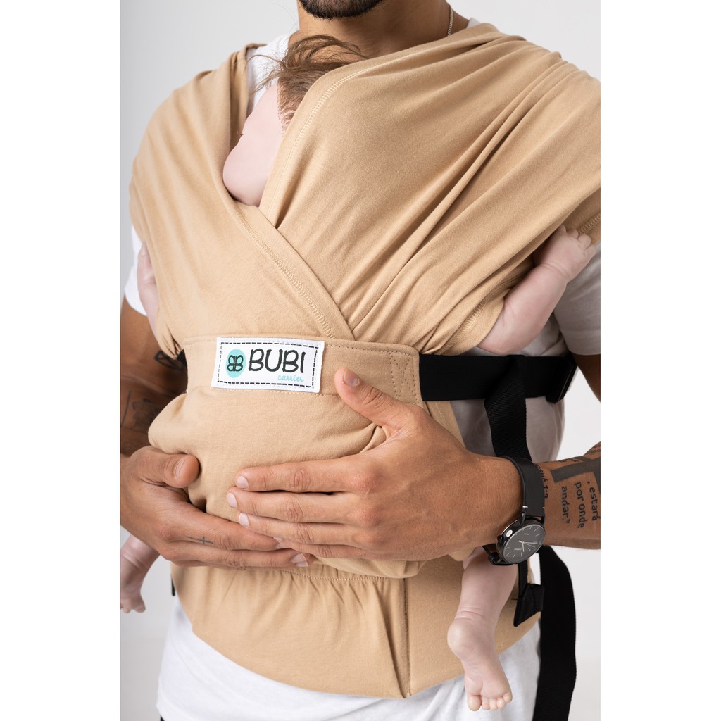 Địu vải BUBI Gen 3 - Be - Cotton 100%