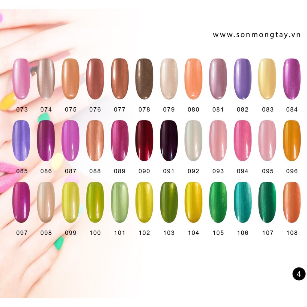 306 màu (Inbox chọn màu) Sơn móng tay Silver 16ml