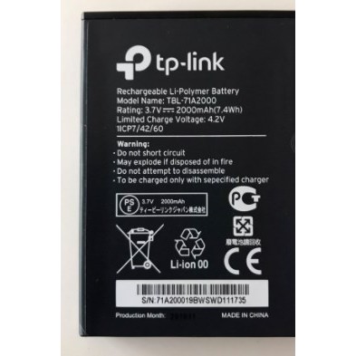 Pin M7350 2.000mAh dùng cho TP-Link M7350 ver 5.2 - Chính hãng