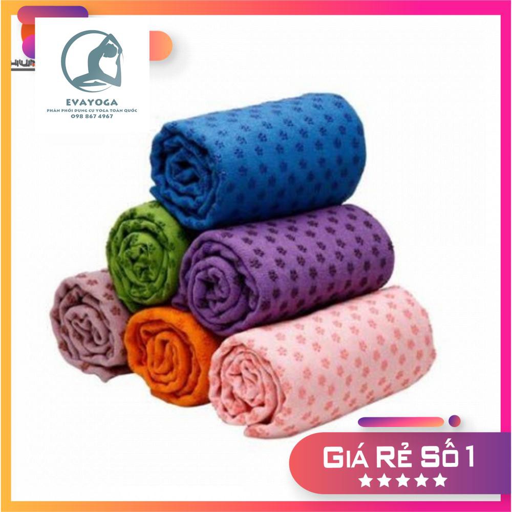 [EvaShop]Khăn trải thảm cao su 183x63cm - Khăn trải thảm yoga chất liệu cotton thấm hút mồ hôi Hương Thơm EvaYoga