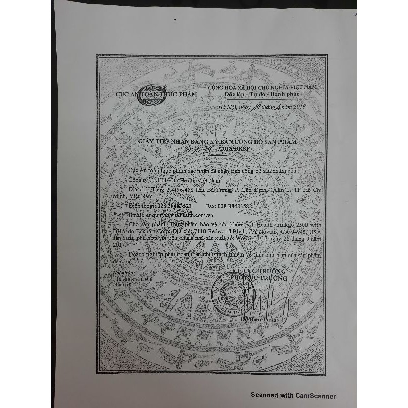 VITAHEALTH  GINKO 2500 WITH DHA Giúp Tăng Cường Tuần Hoàn Não, Cải Thiện Trí Nhớ