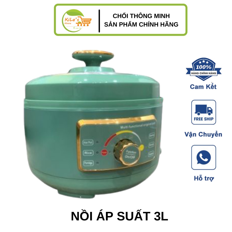 Nồi Áp Suất Đa Năng 3L Hầm, Chiên, Xào, Nấu Cơm