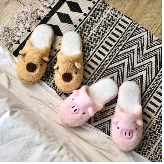 Dép Đi Trong Nhà - Văn Phòng Hình Dáng Heo Dễ Thương