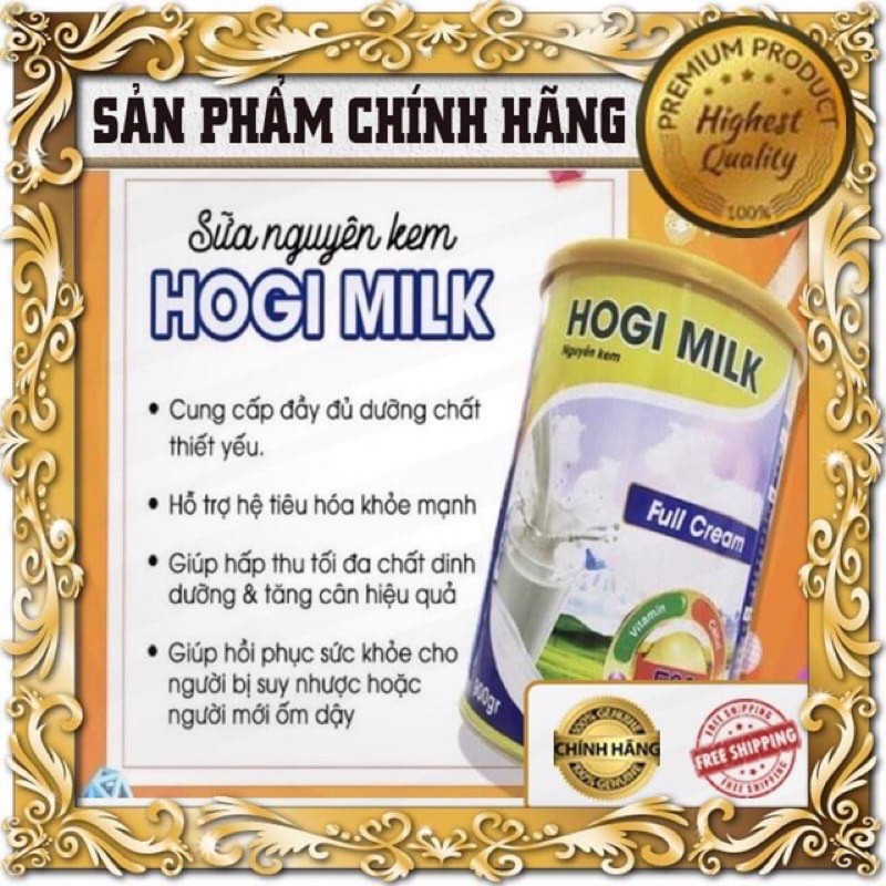 Sữa Béo Hogi Nguyên Kem 900g Bổ Sung Dinh Dưỡng, Năng Lượng Cho Cơ Th