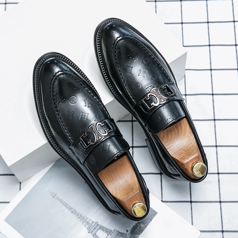 Giày Lười Da Bóng Thời Trang Dành Cho Nam