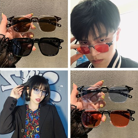 Kính Mát Gọng Vuông Phong Cách Hip Hop Cho Nam Và Nữ