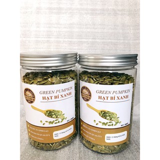 Nhân hạt bí xanh sấy chín nguyên vị 500g