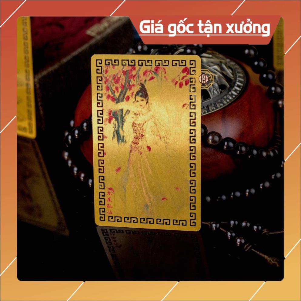 Kim Bài Linh Phù Tây Tạng để ốp điện thoại Chiêu Tài Lộc, Tình Duyên Thi Cử - Tổng Kho Sỉ Phong Thủy