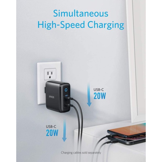 Sạc Anker Powerport III Duo A2628 40W