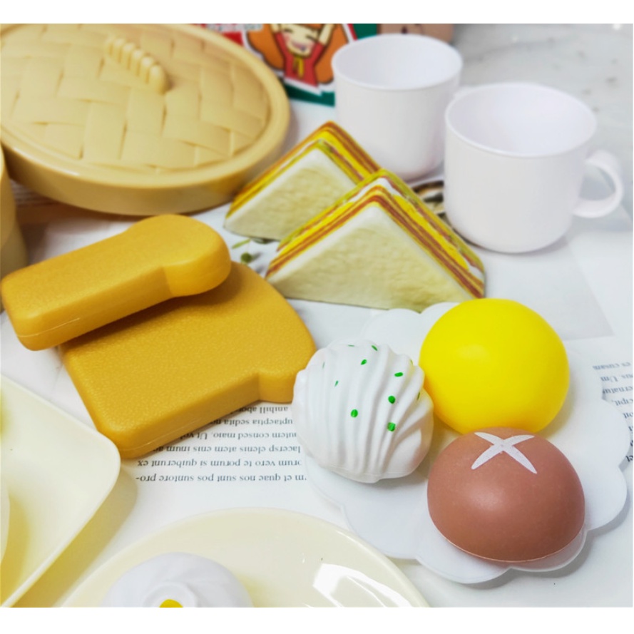 Đồ chơi giáo dục BeThongMinh bộ nhà bếp nấu ăn 88 chi tiết nhựa ABS giáo dục màu sắc hình khối cho bé