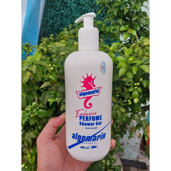 Sữa tắm Cá ngựa có vòi Algemarin Perfume 600ml - Hàng Đức