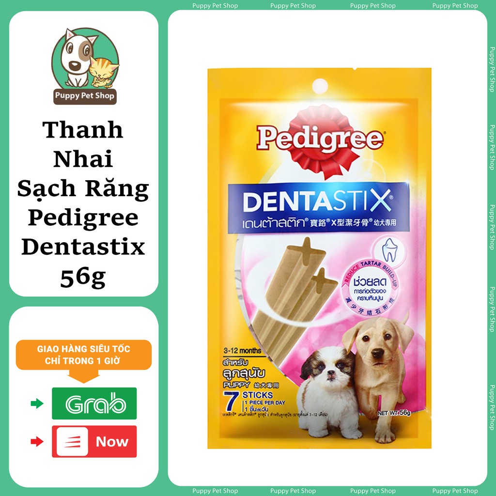 Xương Gặm Sạch Răng Cho Chó Pedigree Dentastix Đủ Size: 56g, 60g, 75g, 98g