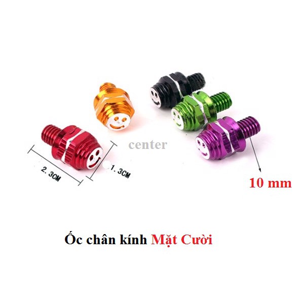 [ Giá 1 cặp ] Ôc mặt cười chân kính 10mm Center