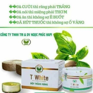 Bột tẩy trắng răng T-white