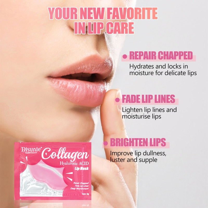 Set 10 Mặt Nạ Môi Tẩy Tế Bào Chết Tiện Dụng Chất Lượng Cao